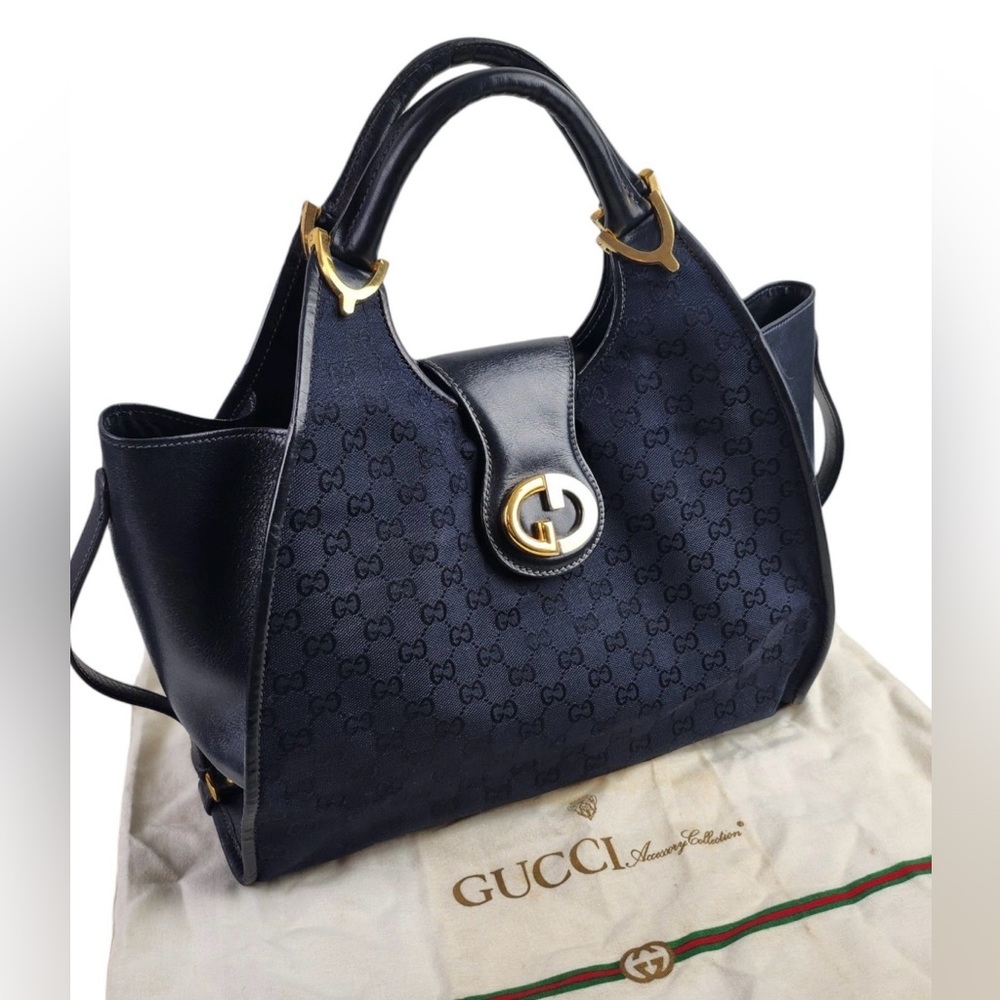 Gucci Vintage *Rare* Monogram Satchel Bag